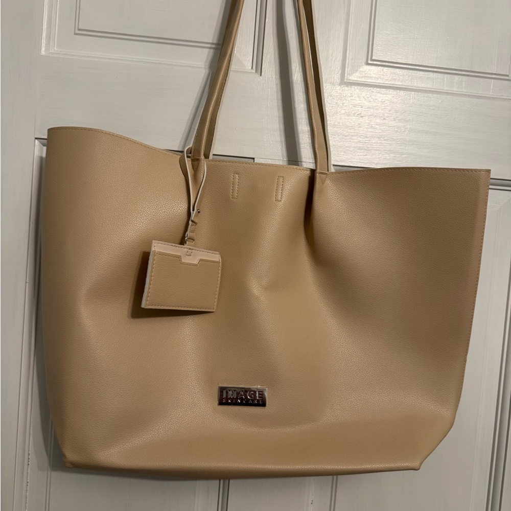Beige Tote Bag